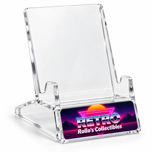 Retro Rollo's Collectibles Clear Acrylic Trading Card Display Stand - 1 Pack